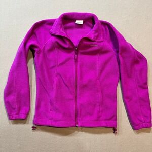 Columbia Full Zip Long‎ Sleeve Fleece Jacket XL6445 Women Size M